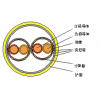 聚氯乙烯绝缘聚氯乙烯护套铜丝编织分屏蔽补偿电缆